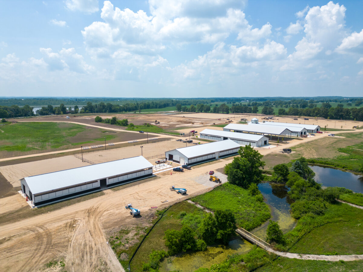 The exterior view of the Kent County Youth Fairgrounds