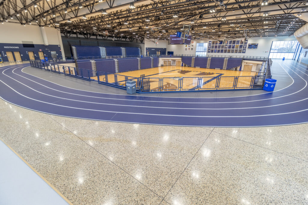 The track at Hudsonville Public Schools Freshman Campus