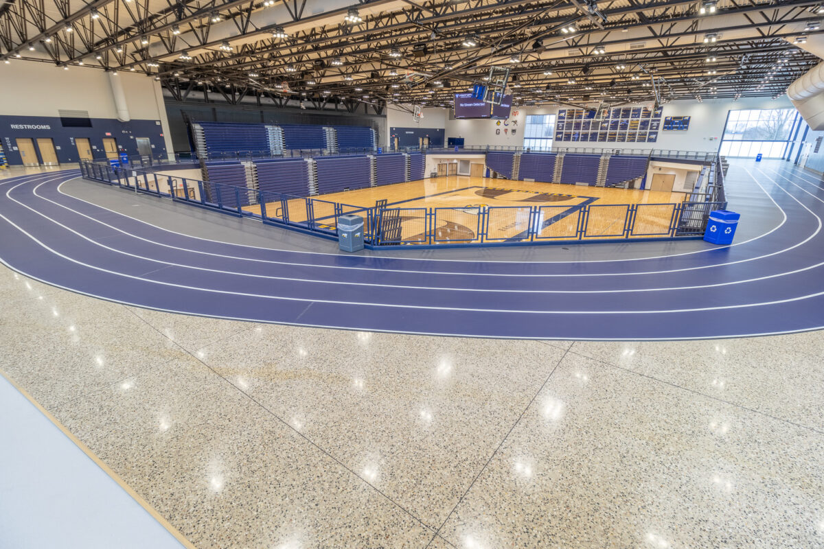 The track at Hudsonville Public Schools Freshman Campus