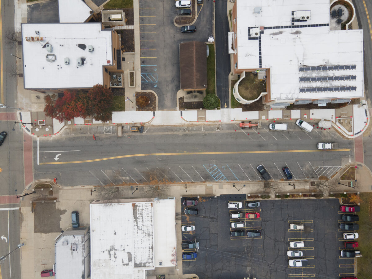 The main streetscape of the City of Hastings project