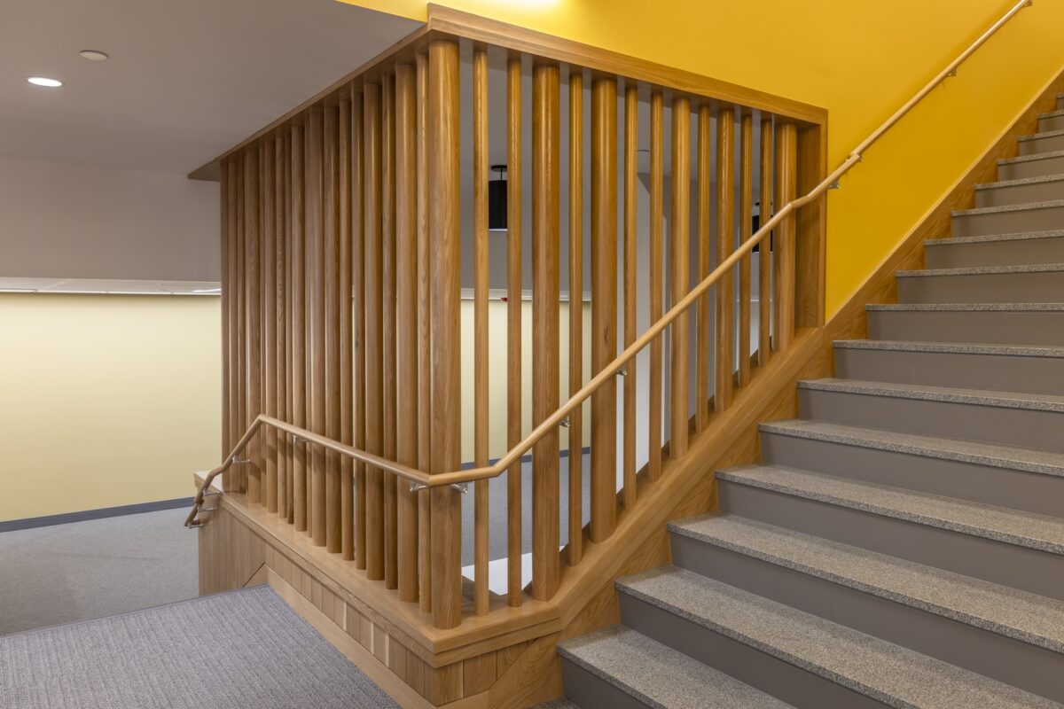 staircase of the library