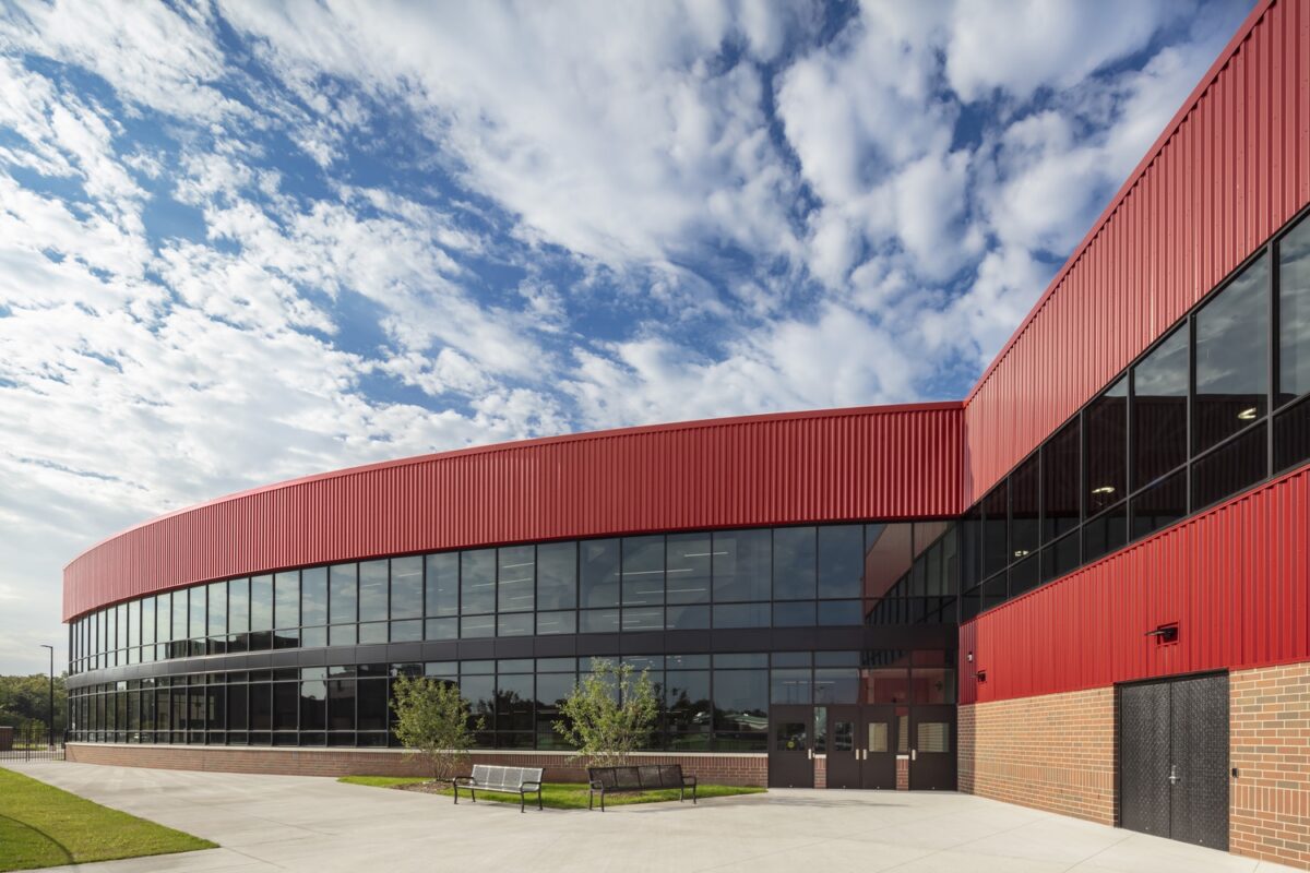 exterior of school building