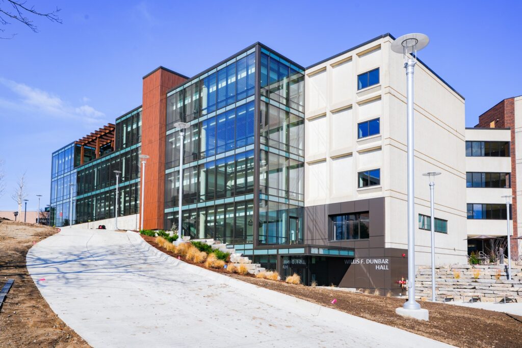 exterior of school building