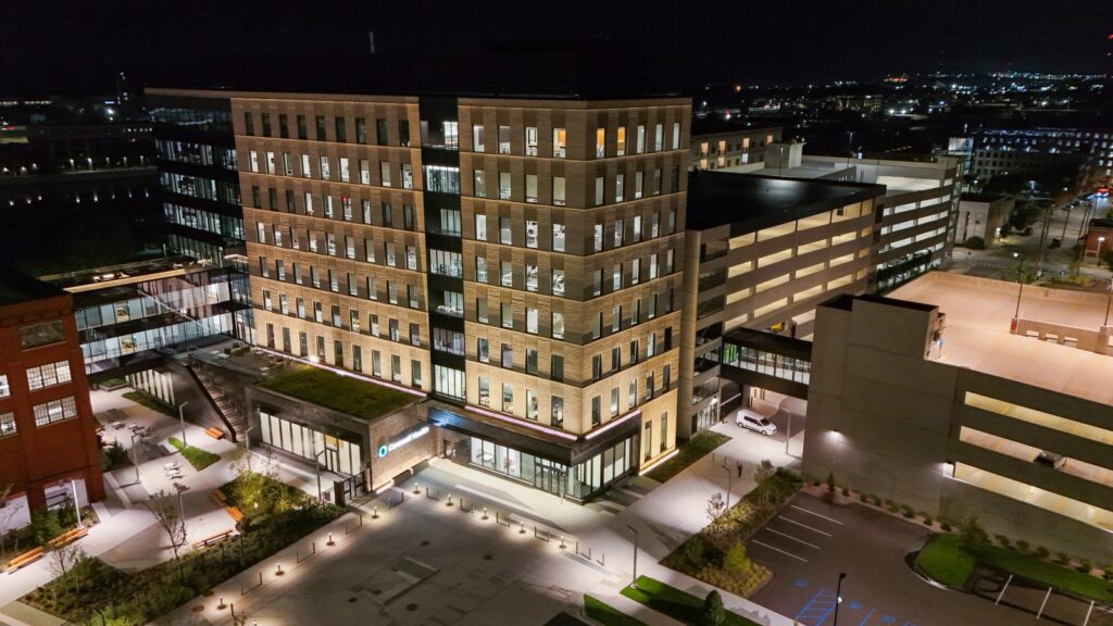 The exterior of Corewell Health Place