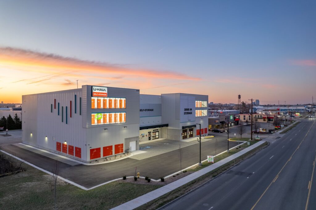 exterior view of the UHaul Moving & Storage Alpine Ave