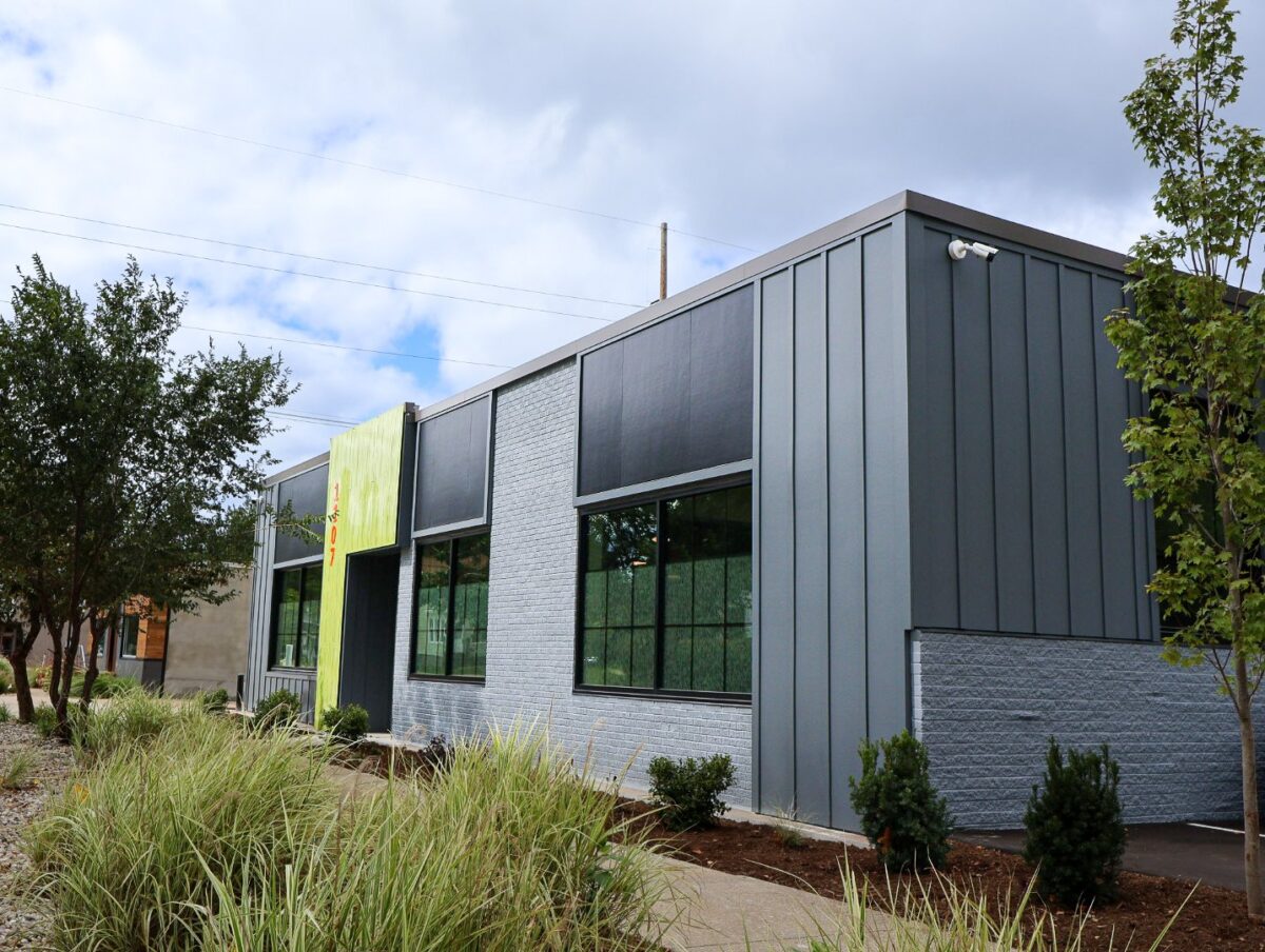 exterior of building worked on by Mull-it-Over Products