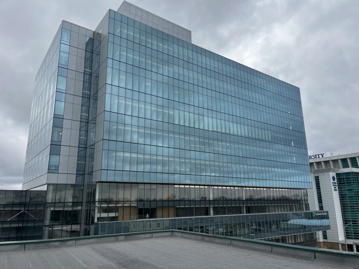 exterior of the building