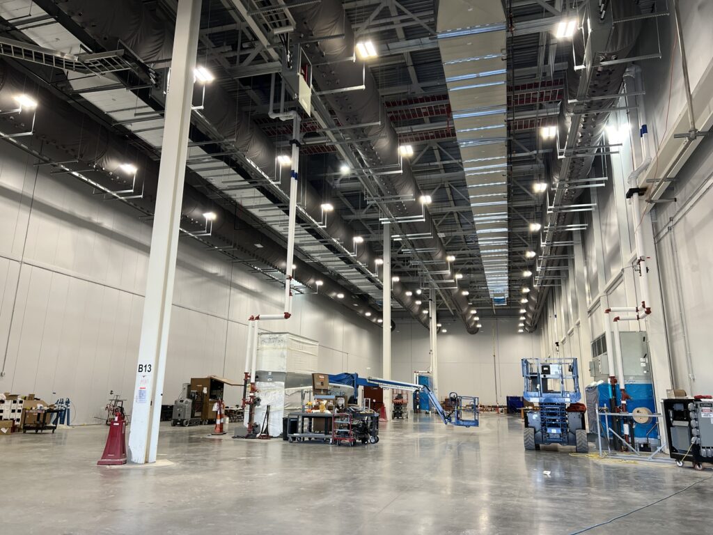 The inside of LG Energy Solution Michigan