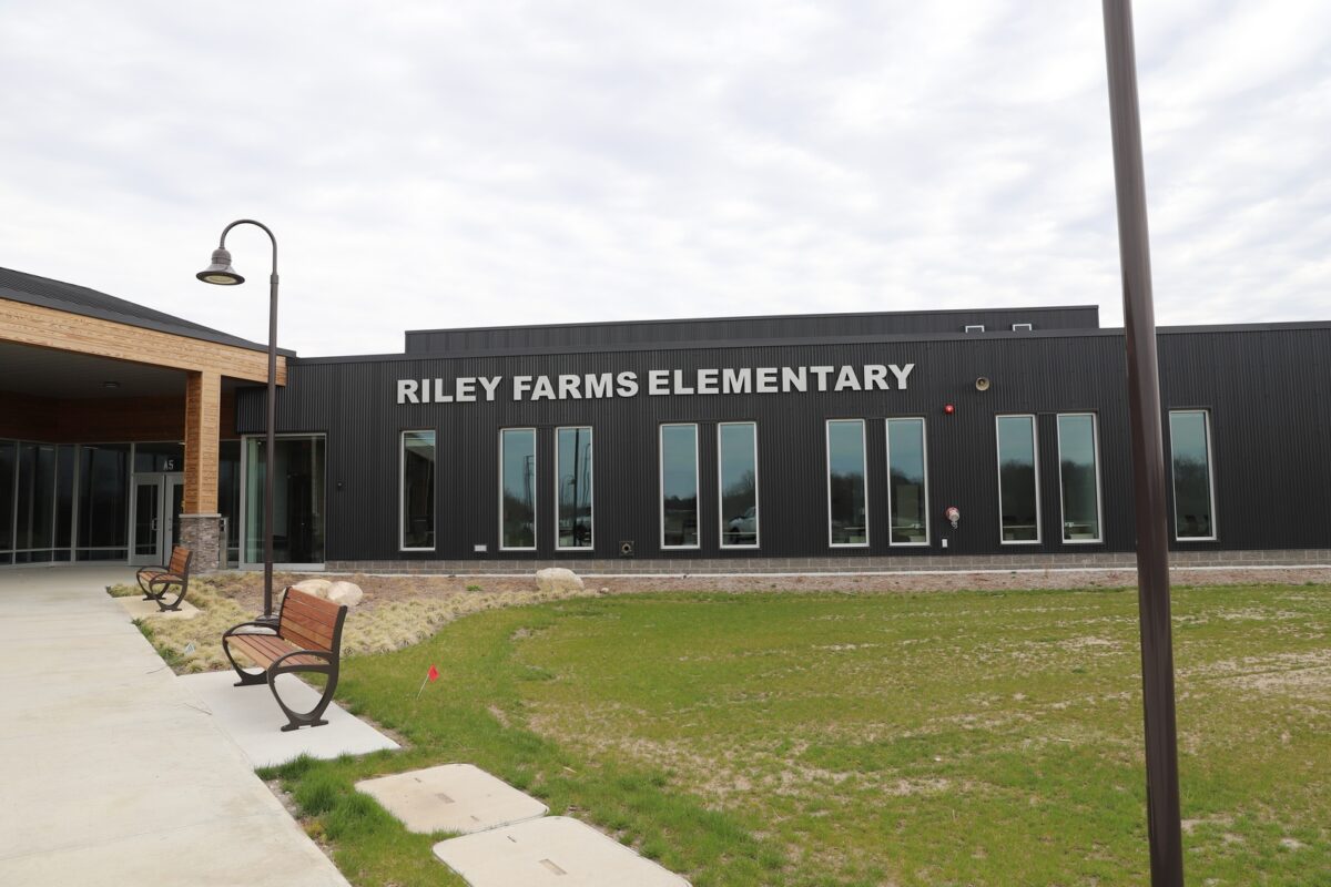 The exterior of West Ottawa Public Schools Riley Farms Elementary