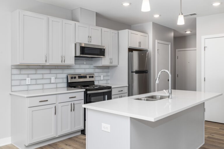 interior of a kitchen in a unit