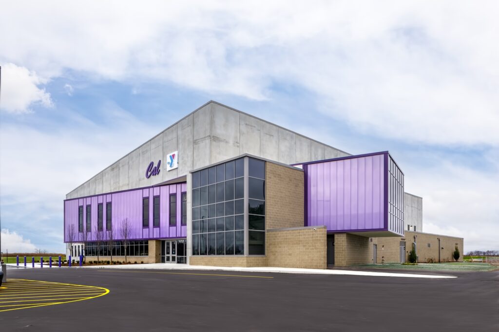 exterior of the cal community center