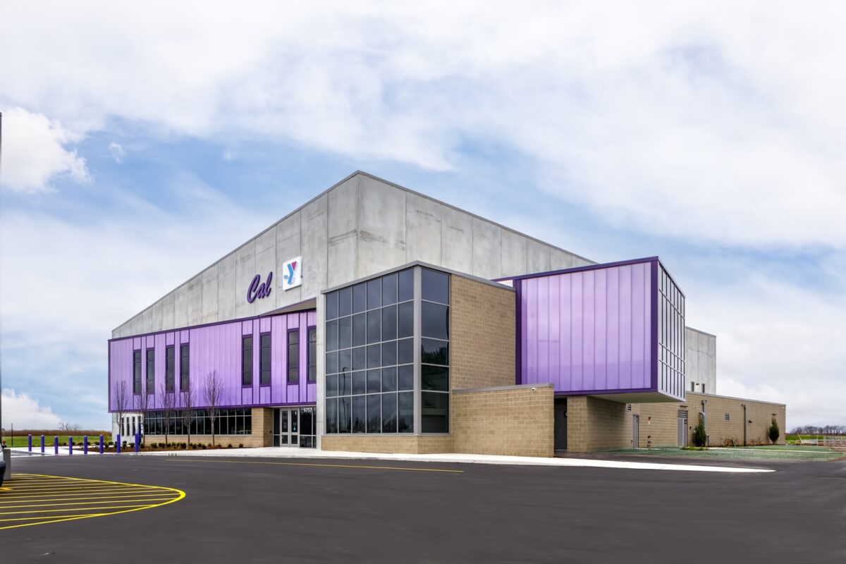 exterior of the cal community center