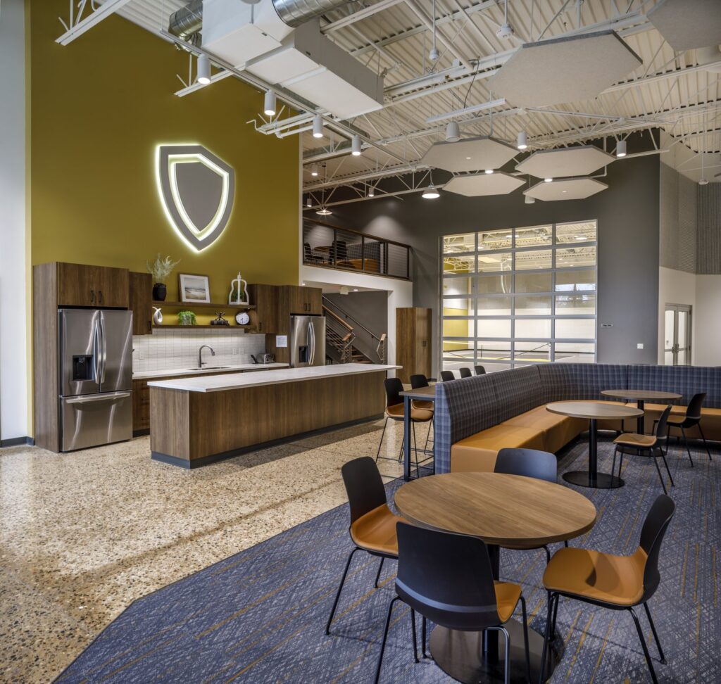 interior lobby of Weathershield Life Center