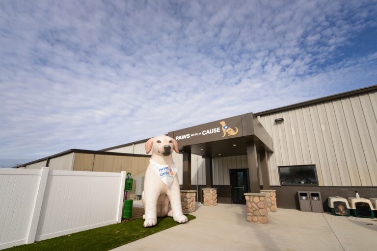 Exterior of Paws with a Cause — Training Facility