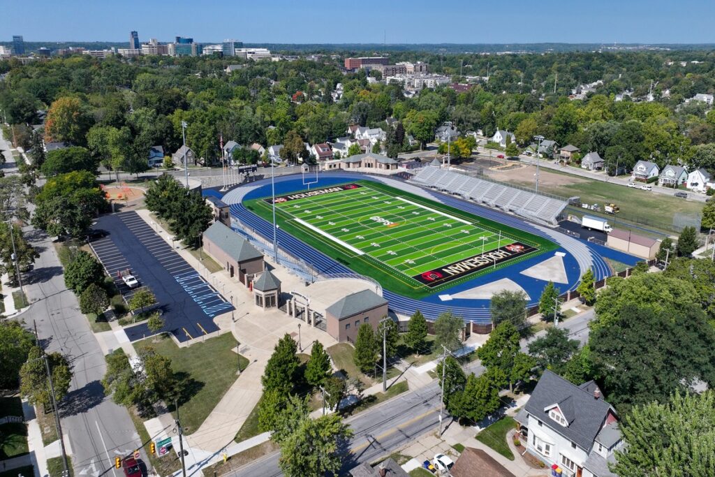 Exterior of Grand Rapids Public Schools — Houseman Field