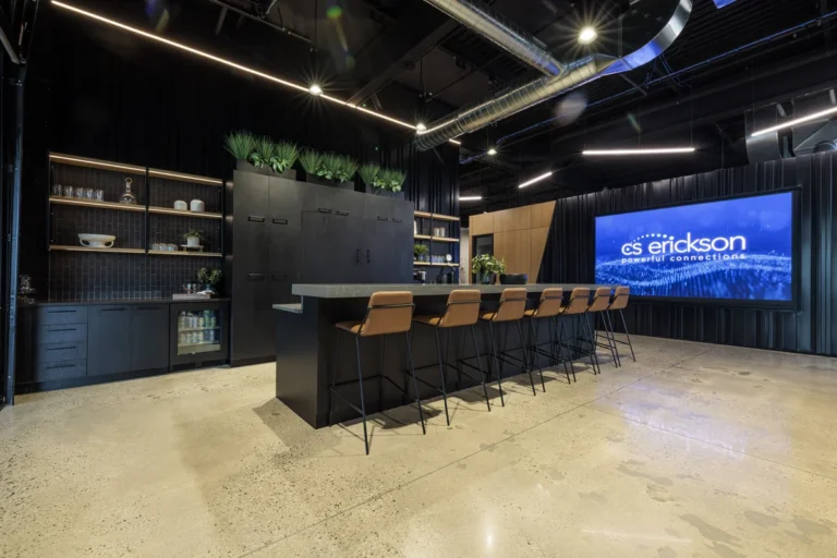 The interior of the CS Erickson Headquarters