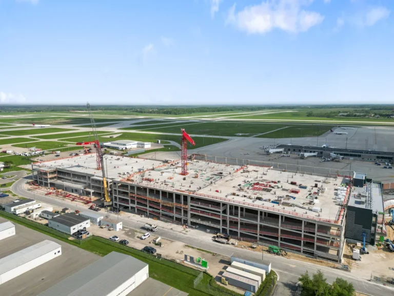 The exterior of Gerald R. Ford International Airport — CONRAC