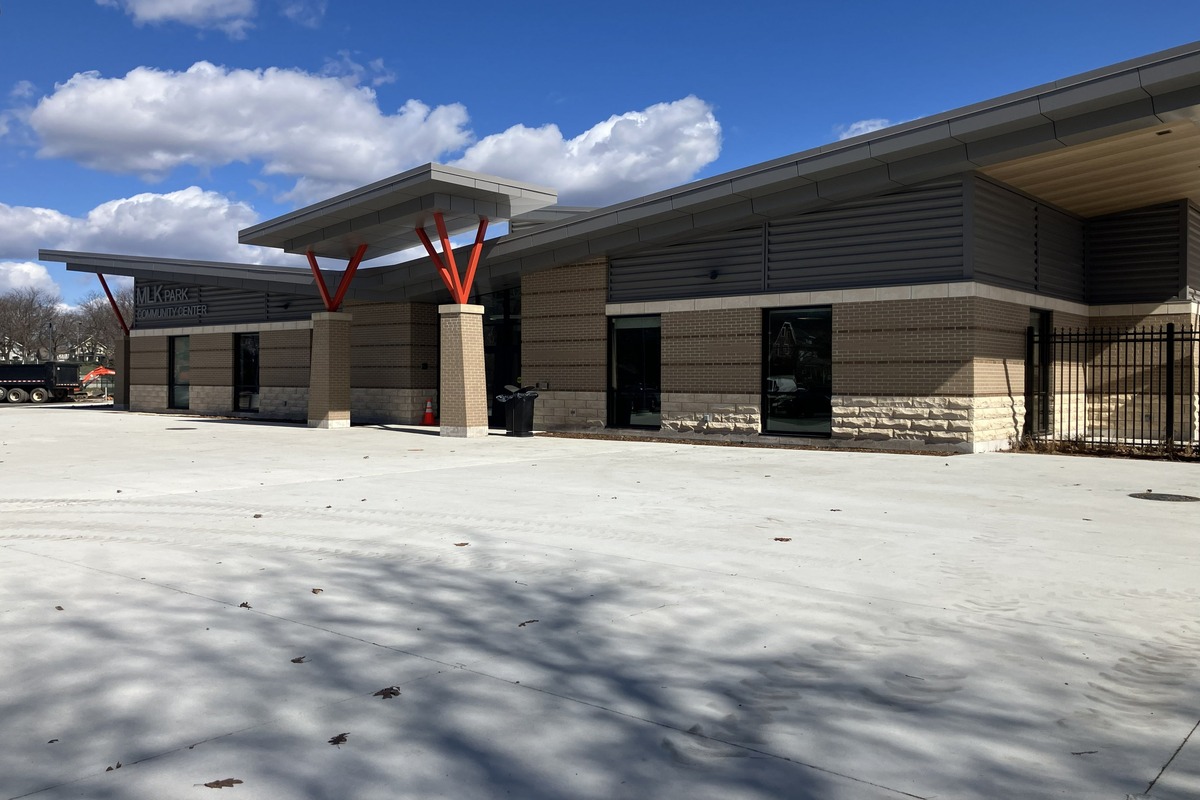 Exterior of MLK Park Community Center
