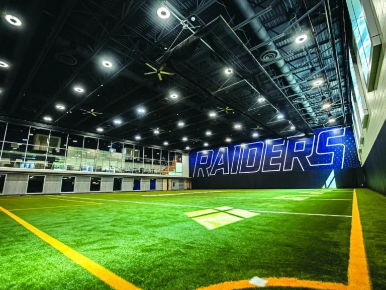 The interior of the Grand Rapids Community College — Gerald R. Ford Fieldhouse Recreation Center