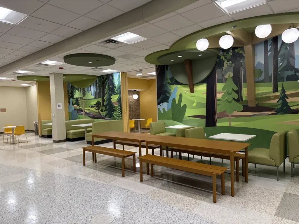 The interior of Pine Rest Pediatric Center of Behavioral Health