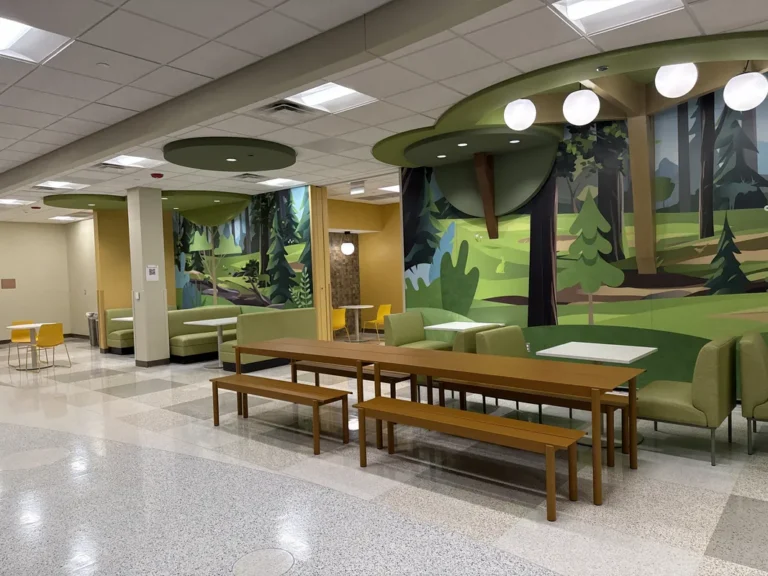 The interior of Pine Rest Pediatric Center of Behavioral Health