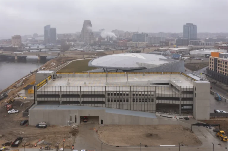 The construction of City of Grand Rapids — Amphitheater Parking